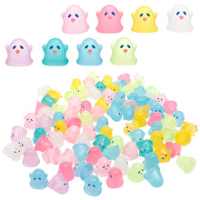 Glow-in-the-dark mini spookfiguurtjes van hars (100 stuks)