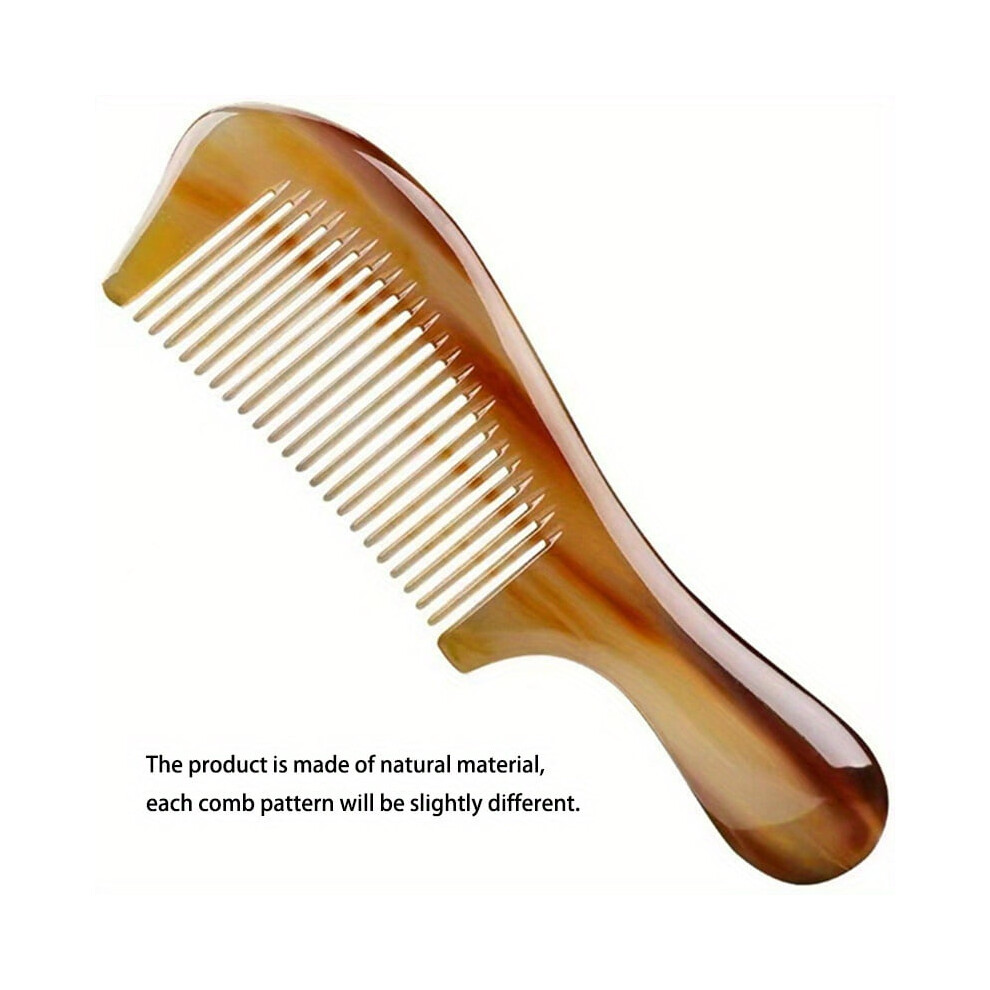 Ox Horn Meridian Massage Brush for Scalp Soothing