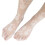 Damen-Strumpfhose mit Rosenmuster und Spitze, transparent 7