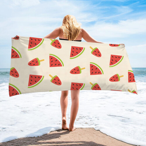 Extra groot, zacht, sneldrogend strandhanddoek, 30x50 inch 1