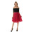 Gonna midi da donna in tulle, lunghezza al ginocchio, a strati 3