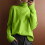 Pull en maille pour femme, manches longues, col rond oversize 6