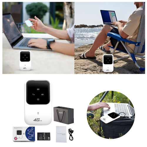 Portable WiFi Hotspot Pink Travel Wireless Network 1