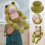 Peluche Grenouille Muscle Verte 30 cm 2