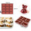 Moule à mini-cakes en silicone à 12 cavités 7