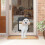 Gattaiola in ABS nera per interni, facile da installare (1 set) 8