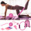 Σετ δαχτυλιδιών Pilates με μπάλα Magic Circle και ιμάντες 13 τεμαχίων 6