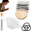 Mini brei-patchset voor jeans, sokken en kleding (1 set) 1