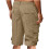 Herre cargo shorts, lette, hurtigttørrende, knælange 3