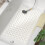 Antislip badmat wit 30x17 inch 1