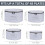 Boîte de rangement Gallickan Platter à coque rigide empilable 6