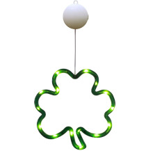Enseigne lumineuse LED trèfle, tube néon 1 pièce
