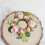 Couronne de bougie ornée de roses pour décoration de table 5