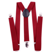 Men's Stretch Y-Shaped Suspenders with Fade-Resistant Clips