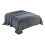 Plaid doux et chaud 150 x 200 cm Gris foncé 2