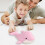 Dolphin Plush Toy Pink 8 Inch 4