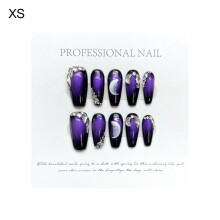 10pcs -length Square Handmade False Nail Art Cover Full Nail