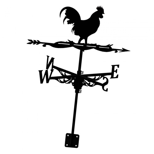Βάση στήριξης οροφής Weathervane σε vintage μαύρο μεταλλικό στυλ 1