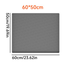 Silikonmatte für Mini-Kühlschränke mit erhöhtem Rand, 1 Stück