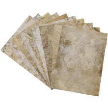 Vintage Lace Flower Scrapbook Paper Pads 60 Sheets 10 Styles