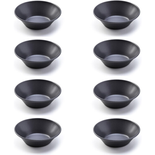 Pastel de Nata-burkar i kolstål, 8-pack