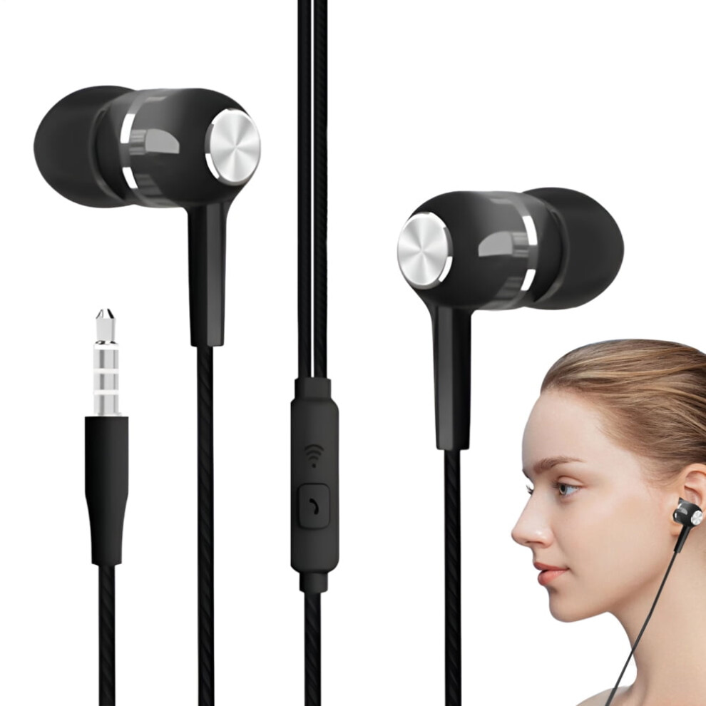 Wired Earbuds With Microphone 3.5Mm Jack 971050531946