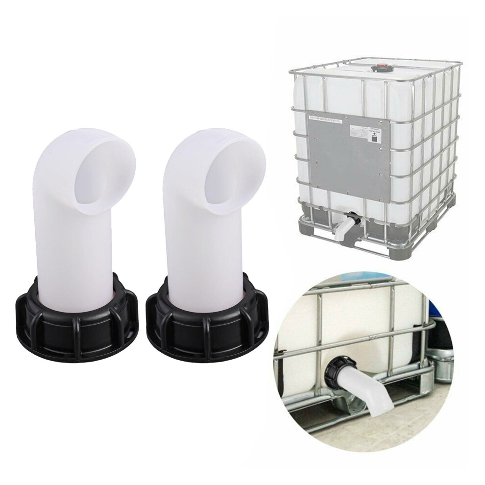 Ibc Container Adapter Outlet Spout 90 60Mm 2 Pcs 908436213042