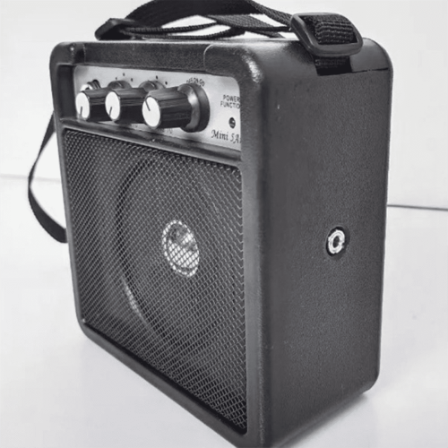 5W Mini Guitar Amplifier with 3.5mm/6.35mm Inputs and 2
