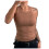 Women's Backless Tank Top Coffee Color 2XL 1