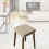 Coussin carré pour tabouret de bar avec élastique extensible 2