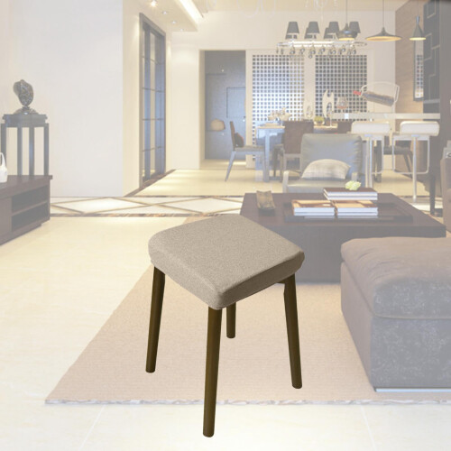Coussin carré pour tabouret de bar avec élastique extensible 2