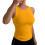 Women's tank top yellow S 1