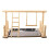 Perchoir en bois pour conures, perruches, aras, pinsons 2