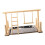 Perchoir en bois pour conures, perruches, aras, pinsons 4