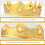 Κάλυμμα κεφαλής King Crown για άνδρες Χρυσό Vintage Μεταλλικό 1Pack 2