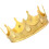Κάλυμμα κεφαλής King Crown για άνδρες Χρυσό Vintage Μεταλλικό 1Pack 3