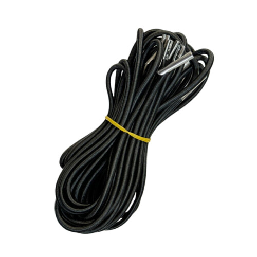 Corda elastica di ricambio per sedia, nera, 4 pezzi 2