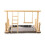 Perchoir en bois pour conures, perruches, aras, pinsons 6