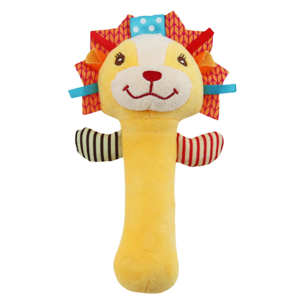 Baby Rattle Toy for 0-6 Months Soft Teething Shaker