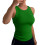 Women's backless tank top green L 1