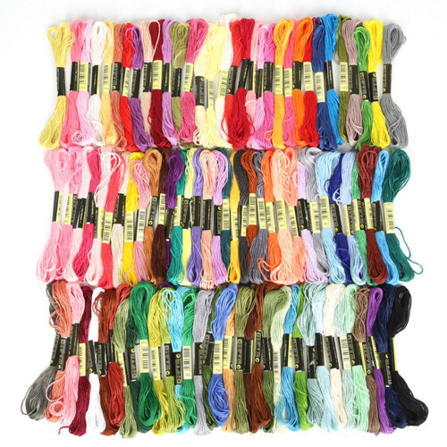 Kreuzstich-Stickgarnknäuel, 8 Stück, 7,5 m 2