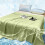 Silk Bedding Set Solid Color Washable 4-Piece 3