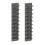 Hatthylla med justerbara krokar, 1-pack 1