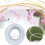fond d'arche décorative blanche en tube de modelage PVC 6