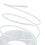 fond d'arche décorative blanche en tube de modelage PVC 8