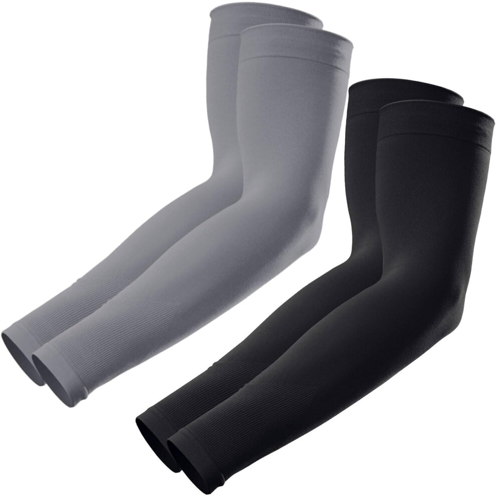 Sun Protection Cooling Compression Arm Sleeves Men 2 Pack