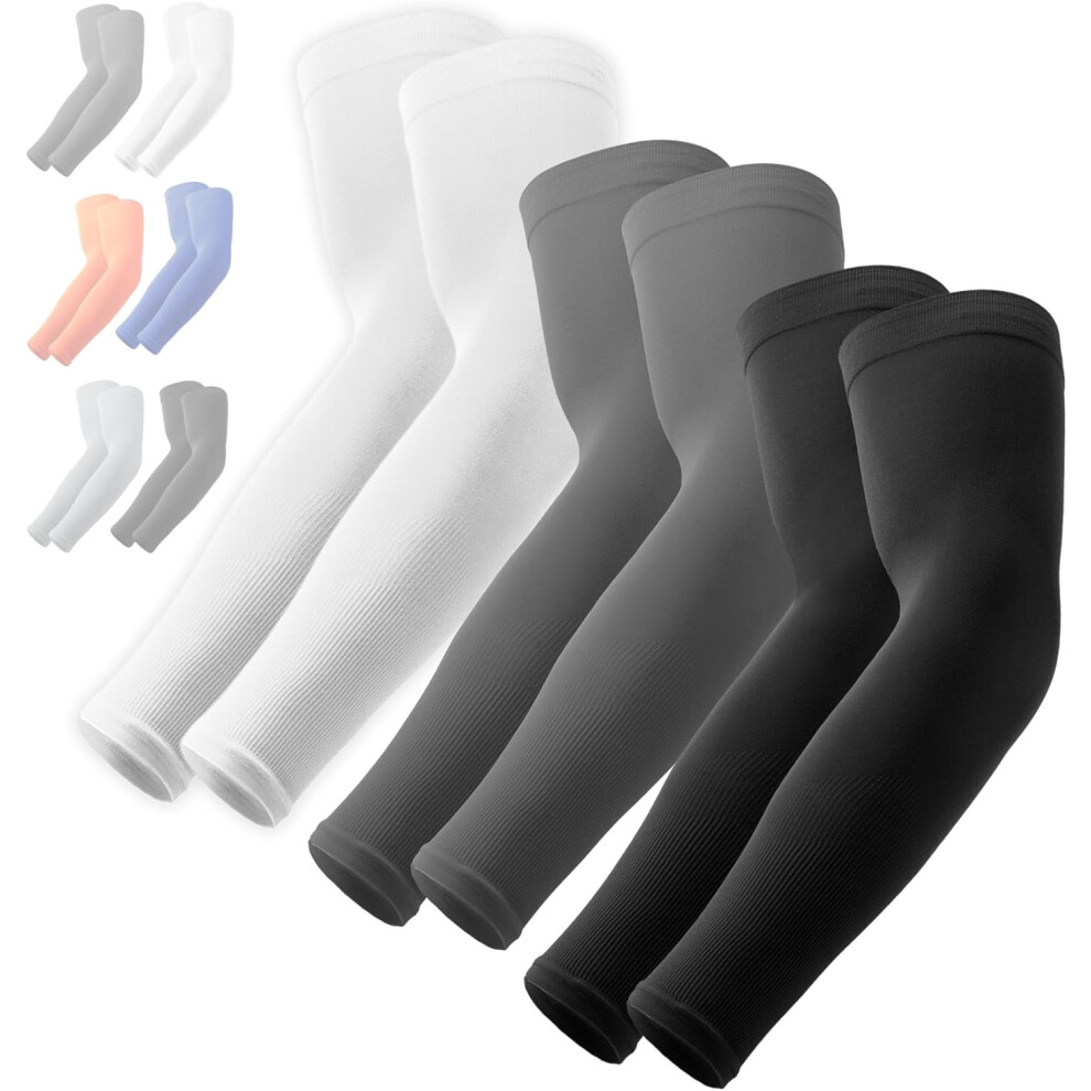 UV Protection Arm Sleeves Compression Cooling Golf