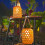 Solar Hanging Lantern Outdoor Garden Light 1 Pack 8