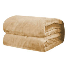 Micropluche fleece deken kaki 27,6 x 39,6 inch