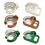 Bird Feeder Bowl with Secure Clip Clear Plastic for Small 2